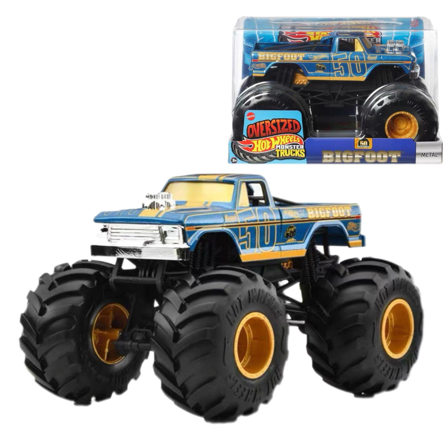 Hot Wheels Car Monster Trucks - 핫휠 몬스터 트럭 빅풋 50주년 기념