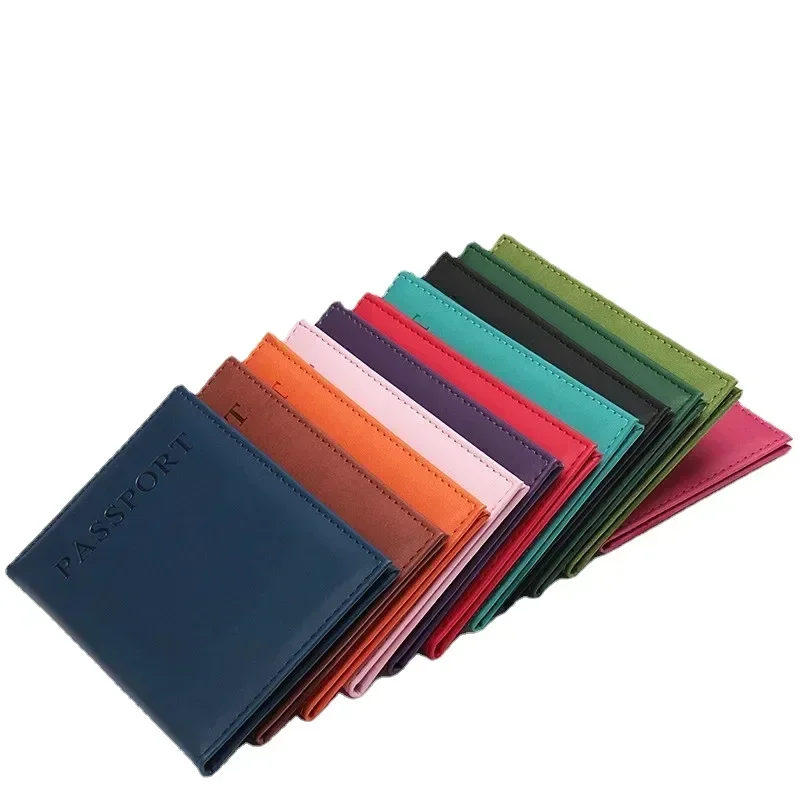 Card Top Loader - 패션 여성 남성 여권 커버 Pu