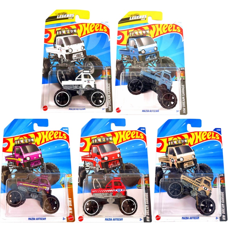 Hot Wheels Car Monster Trucks - 핫휠 마쓰다 오토잠 합금 다이캐스트 빅풋