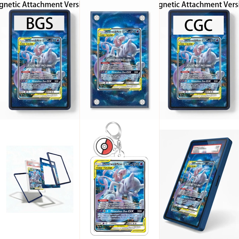 Display Case Acrylic - 포켓몬 TCG 뮤츠 & 뮤 GX