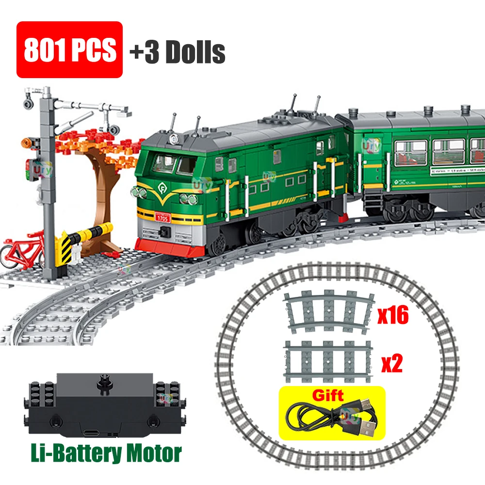 테크니컬 레트로 그린 증기 기차 시티카 전동 모델 충전 - Lego Set City 리뷰 및 가격