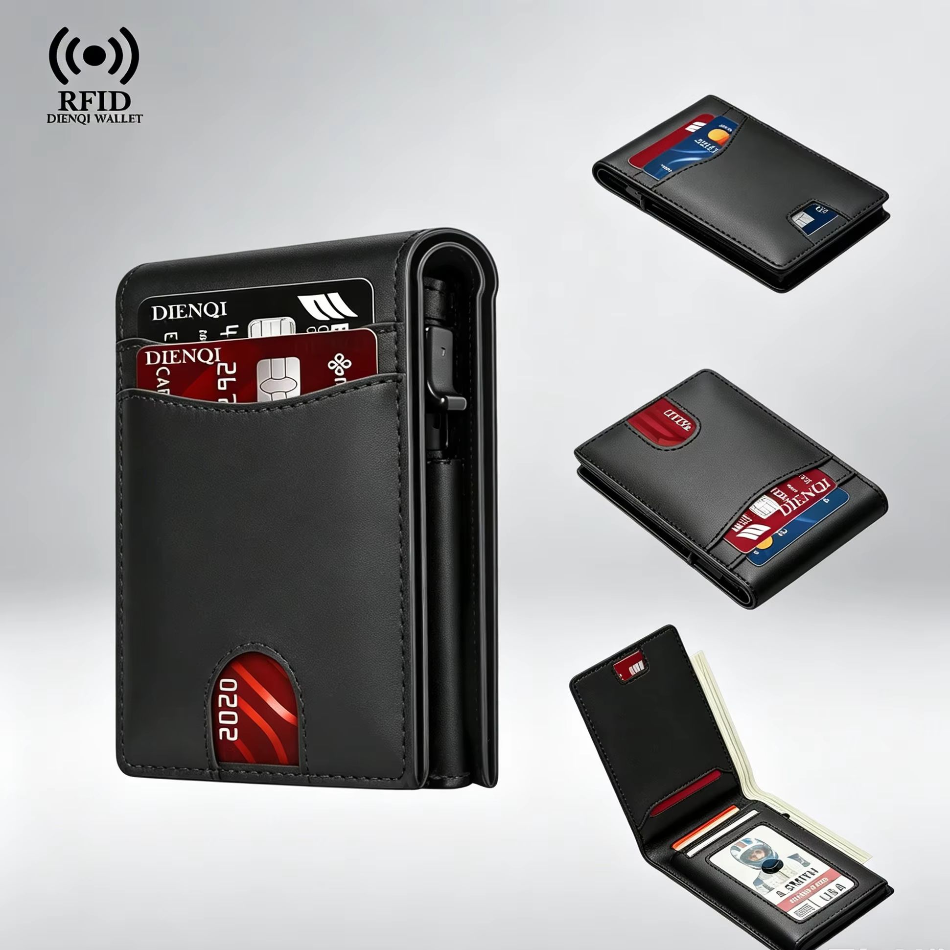 럭셔리 브랜드 비즈니스 신용카드 홀더 포켓 남성 지갑  - Card Top Loader 리뷰 및 가격