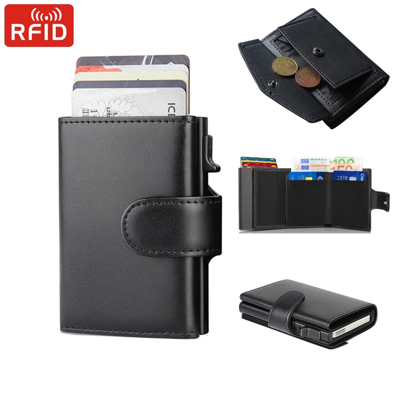 금속 명함 케이스 RFID 신용카드 홀더 블랙 트라이폴 - Card Top Loader 리뷰 및 가격