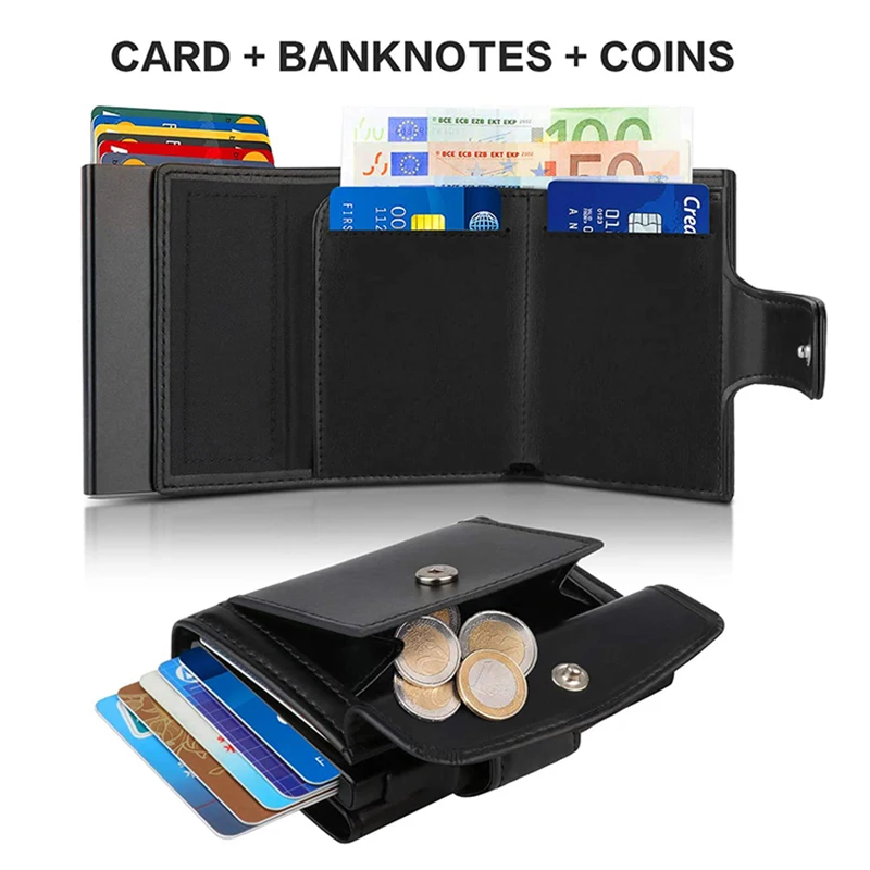 금속 명함 케이스 RFID 신용카드 홀더 블랙 트라이폴 - Card Top Loader 리뷰 및 가격