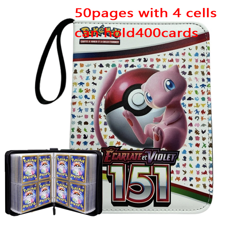 새로운 400개 포켓몬 앨범 바인더 포토카드 PU 지퍼 - Pokemon Binder Card 리뷰 및 가격