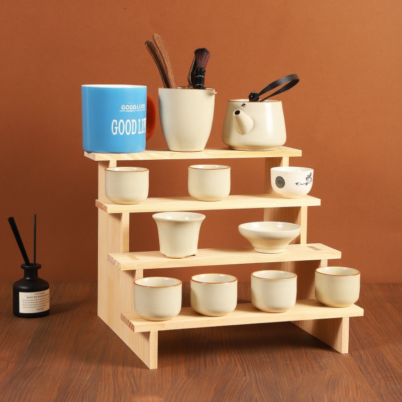 나무 디스플레이 라이저, 디저트 피규어, 조리대, 보석 - Display Risers Set 리뷰 및 가격