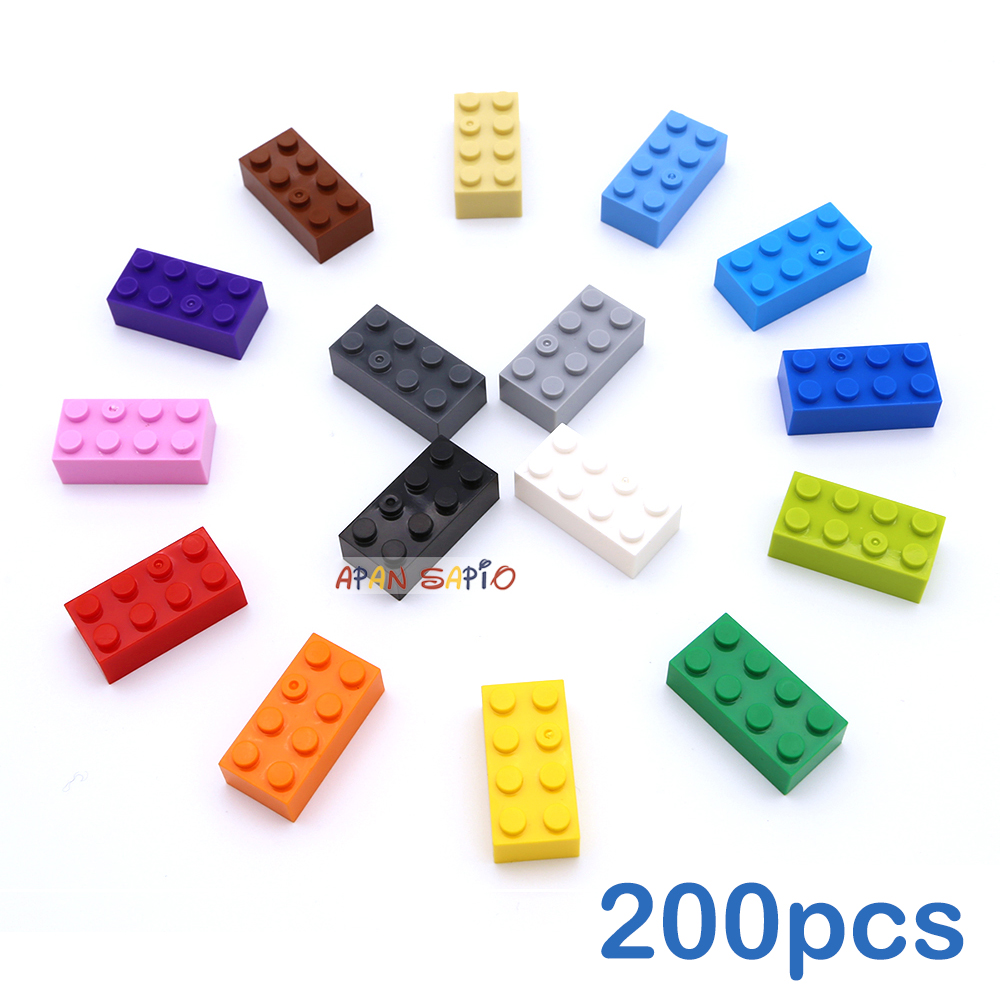 200pcs 2x4 도트 DIY 빌딩 블록 두꺼운 피규 - Lego Set City 리뷰 및 가격