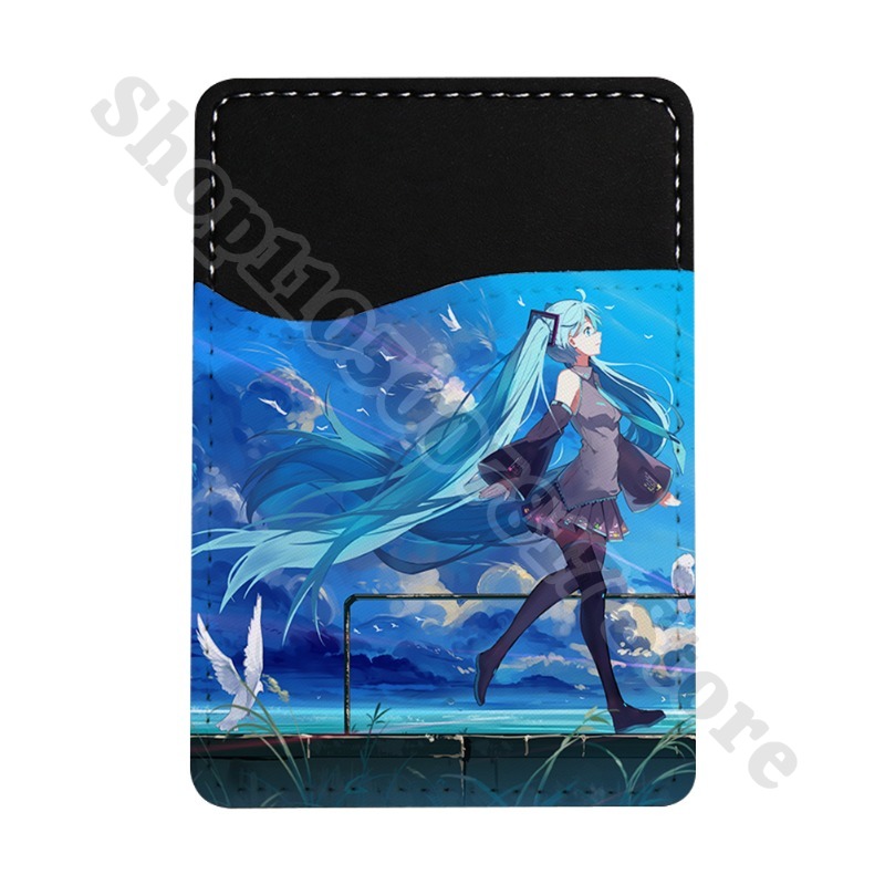 창의적인 휴대폰 장식 액세서리 초박형 지갑 하츠네 미쿠 - Card Top Loader 리뷰 및 가격