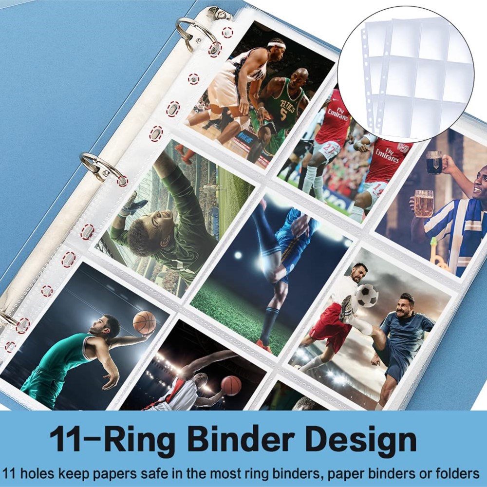 50매 9포켓 단면 트레이딩 카드 보호 페이지 11홀  - Pokemon Binder Card 리뷰 및 가격