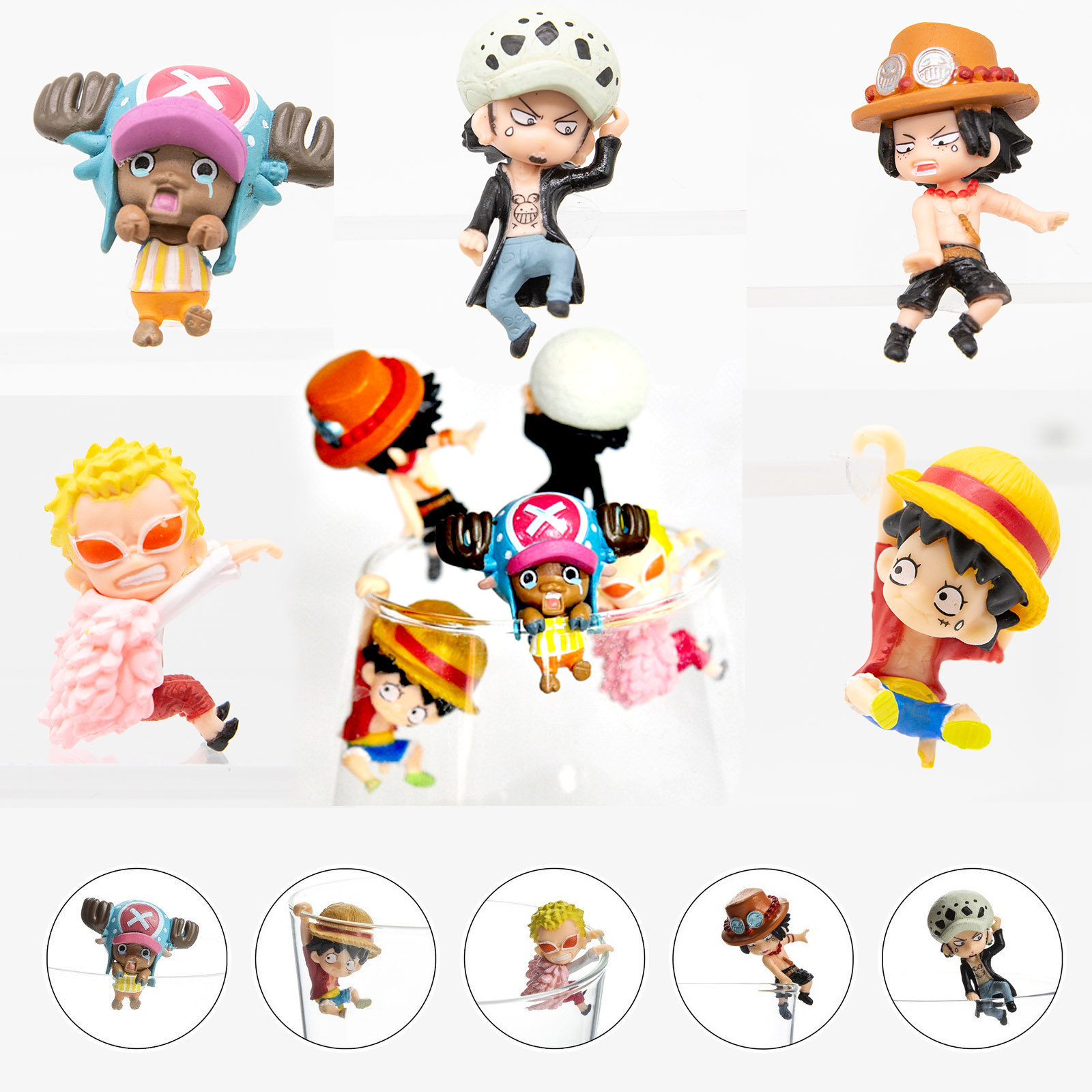 정품 원피스 가샤폰 피규어 루피, 로우, 에이스, 쵸퍼 - Capsule Toy Gashapon 리뷰 및 가격