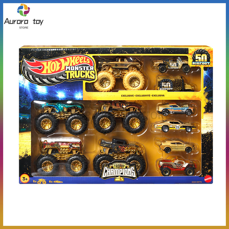 새로운 핫 휠 몬스터 트럭 파괴 50 주년 기념 세트  - Hot Wheels Car Monster Trucks 리뷰 및 가격