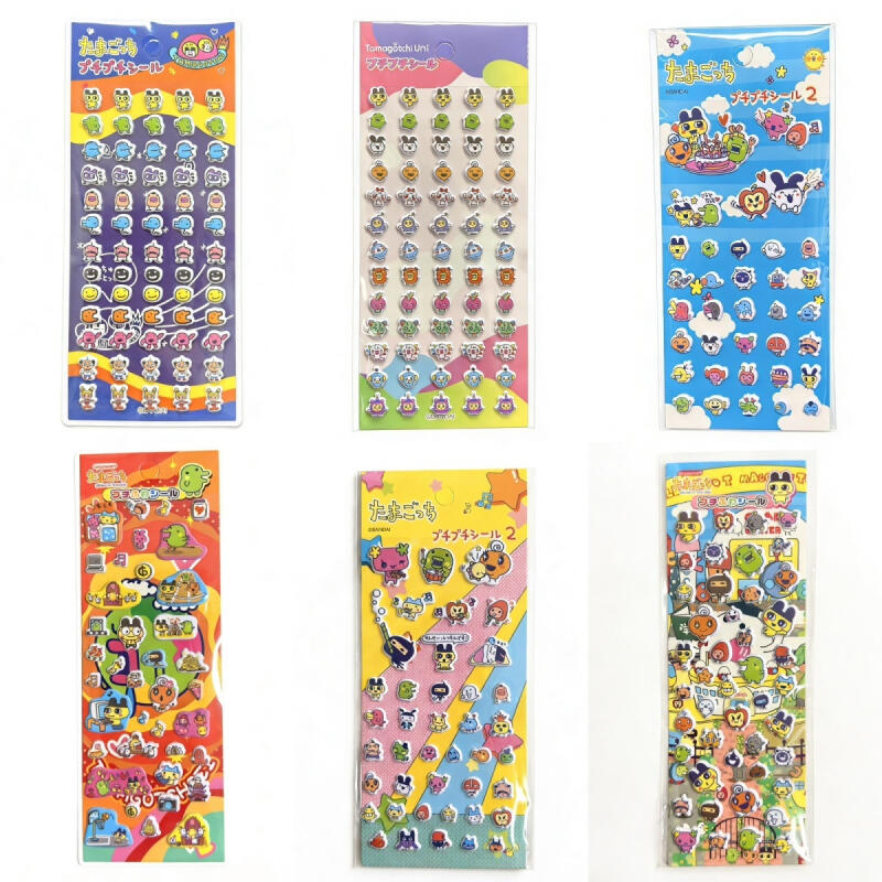 6Pcs Tamagotchi 만화 버블 스티커 창의력  - Bandai Model Tamagotchi 리뷰 및 가격