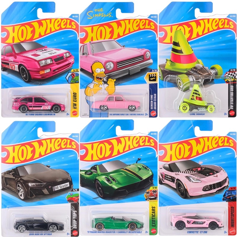 핫휠 1/64 메인라인 시리즈 E 케이스 심슨스 파가니 - Hot Wheels Car Mainline 리뷰 및 가격