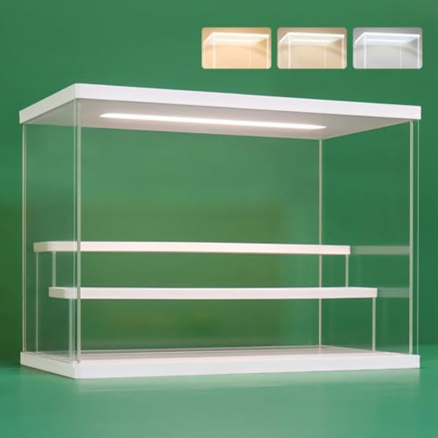 투명 아크릴 전시 케이스 스탠드 LED 조명 포함 2/ - Display Case Acrylic 리뷰 및 가격